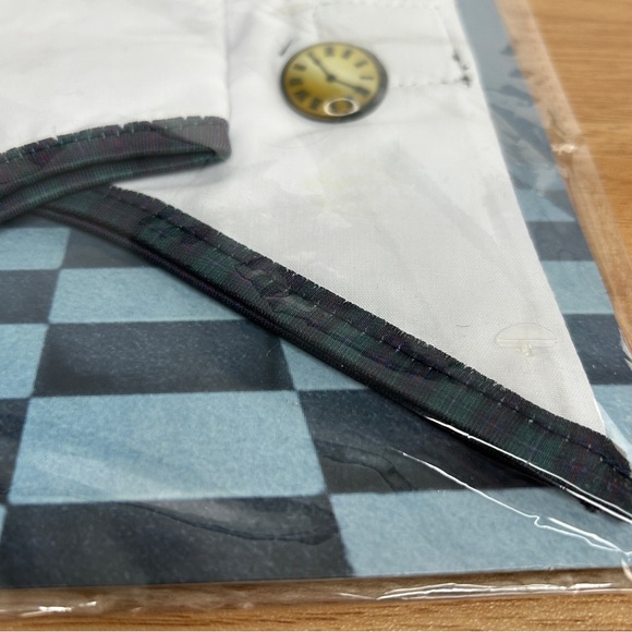 Alice In Wonderland White Rabbit Costume Wrist Cuffs and Bowtie Cosplay NEW - Picture 3 of 12